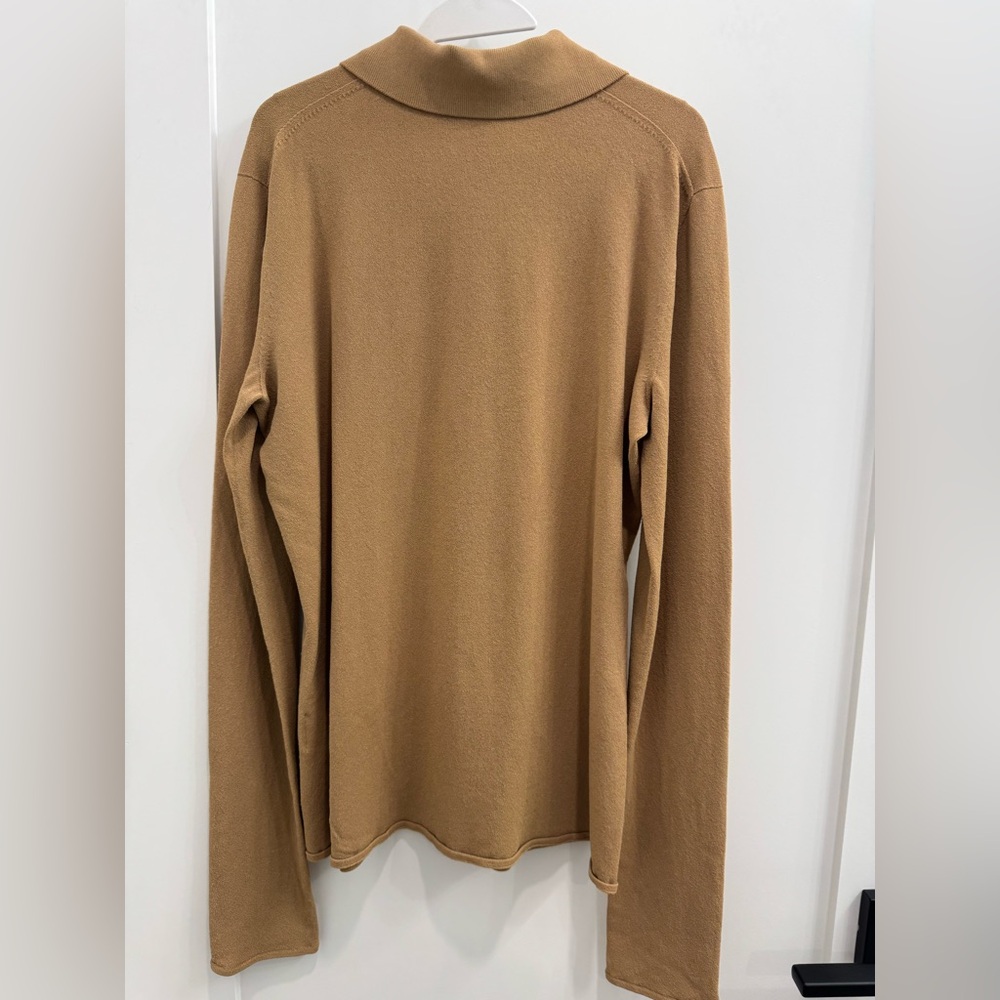 Vince Tan Long Sleeve Button Down Shirt - Picture 4 of 4